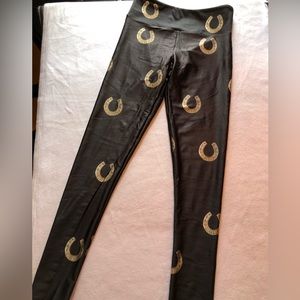 Goldsheep Good Luck full length high waisted leggings, L, great condition!